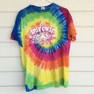 Lost Coast Brewery Beer Tie Dye Shirt Sz Large